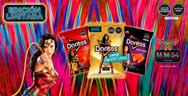 Doritos y Mujer Maravilla 1984 presentan nueva edición limitada