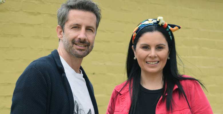 Marco Zunino y Miss Laurita