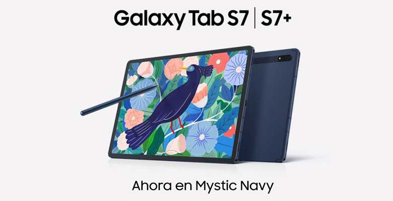 Samsung anuncia nuevo color Mystic Navy en las Galaxy Tab S7 y S7+