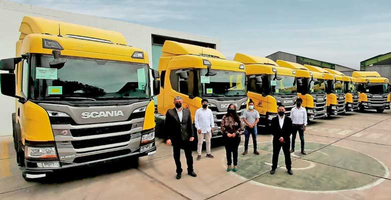 Scania del Perú entrega 10 camiones P450 a Transviza S.A.
