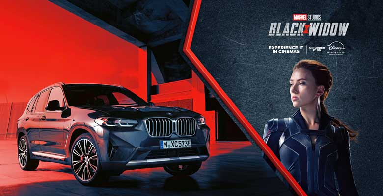 BMW hace equipo con Marvel Studios en la película Black Widow