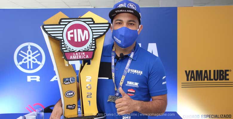 Yamaha presentó al campeón sudamericano Gonzalo Zárate