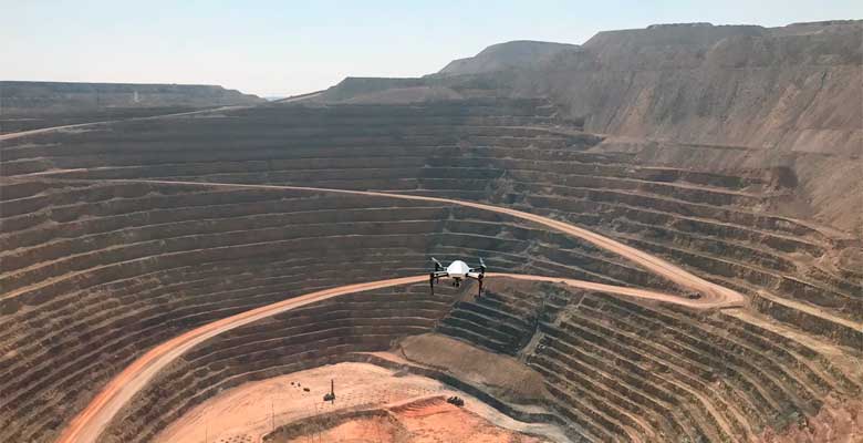 Dron Minería