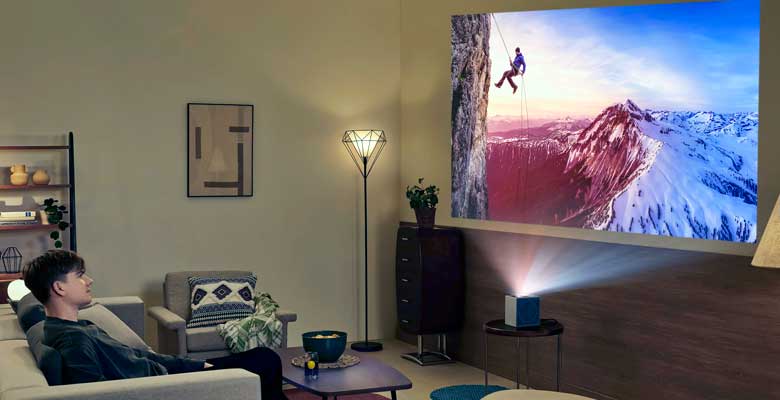 Experiencia de cine premium en casa con el nuevo proyector de LG