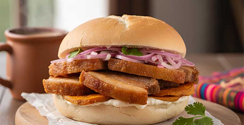 Pan con Chicharrón